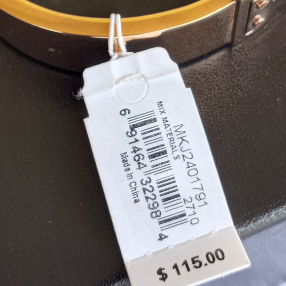 MK rose gold hinged bracelet - Picture 12 of 13